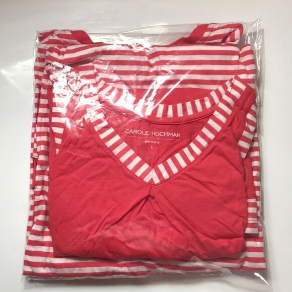 Carole Hochman Garden Maxi Dress Sleepshirt Set - Picture 4 of 5